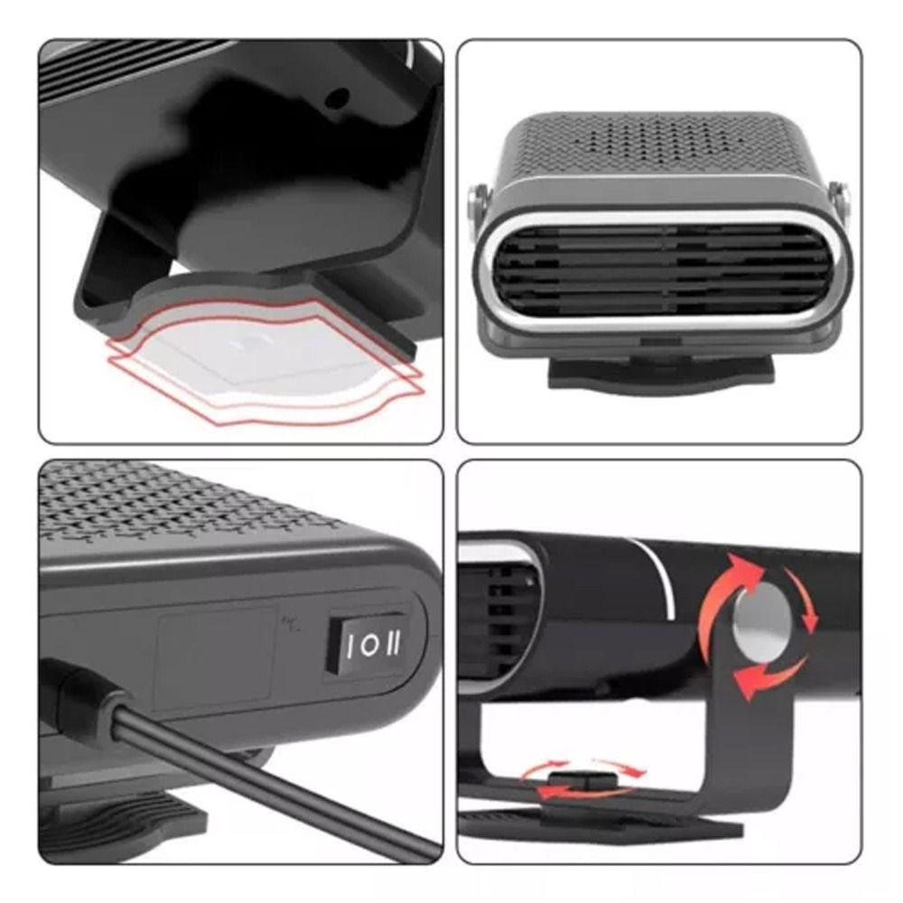 Автомобильный обогреватель 150 Вт, портативный вентилятор для размораживания лобового стекла, новый демистер