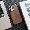 Применимо к iPhone16 Чехол для мобильного телефона с магнитом, узор "Дикая лошадь", кожаный, Apple 15, полностью закрывающий, защита от падения, 14, кожаный, защита беспроводной зарядки