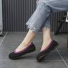 Mesh Breathable Flat Black Ladies Shoes Off White Slip On Spring Walking Offer Casual High Quality Cheap Women Footwear Sale A H