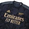 Adidas Мужские футбольные майки с короткими рукавами и логотипом Arsenal Fan Edition, черные H35902
