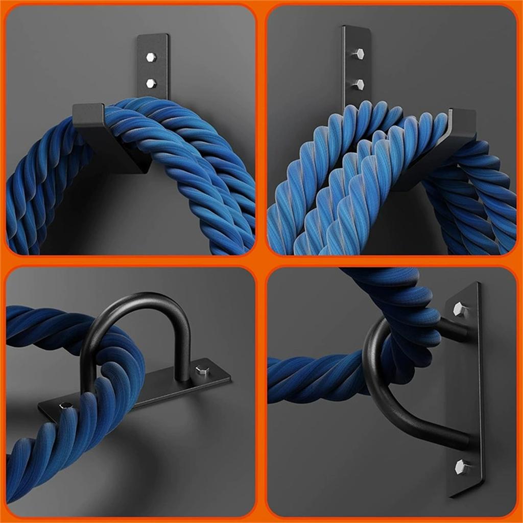 Органайзер и приспособление для хранения тренировочных канатов Настенное крепление для фитнес-канатов