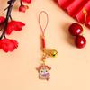 Милый мультфильм китайский Новый год зодиак змея брелок год змеи счастливый брелок подвески сумка подвеска украшение подарки