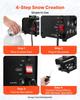 Snow Machine, Powerful 1500W, Handheld/Hanging Snow Maker, Wireless Remote Control, Snowflake Maker with 5L Fluid Tank, Snowflake Making Machine for