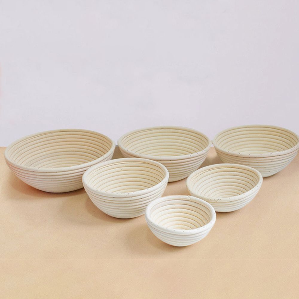 Rattan Wicker Fermentation Dougn Rattan Round Dough Banneton Brotform Bread Proofing Baskets