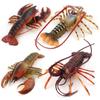 Marine Life Simulation Seafood Lobster, Marine Animal Model Submarine Toy Doll Ornament Plastic