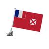 Drapeau - Wallis-et-Futuna - 35 X 27 Cm - Polyester - Impression Recto/Verso - Utilisation Extérieure
