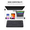 Беспроводная клавиатура BT 3.0, 59 клавиш, сверхтонкая мини-клавиатура BT с сенсорной панелью, поддержка Android Windows