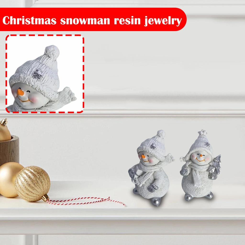 Рождественские снеговики, смоляные украшения - идеальный выбор для украшения дома