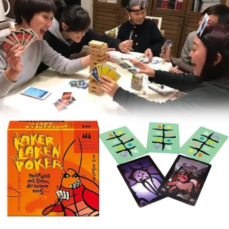 Покер Какер Простыня Карточная Настольная Игра Семейная Вечеринка Реквизит Обучающая Игрушка Подарок Детям