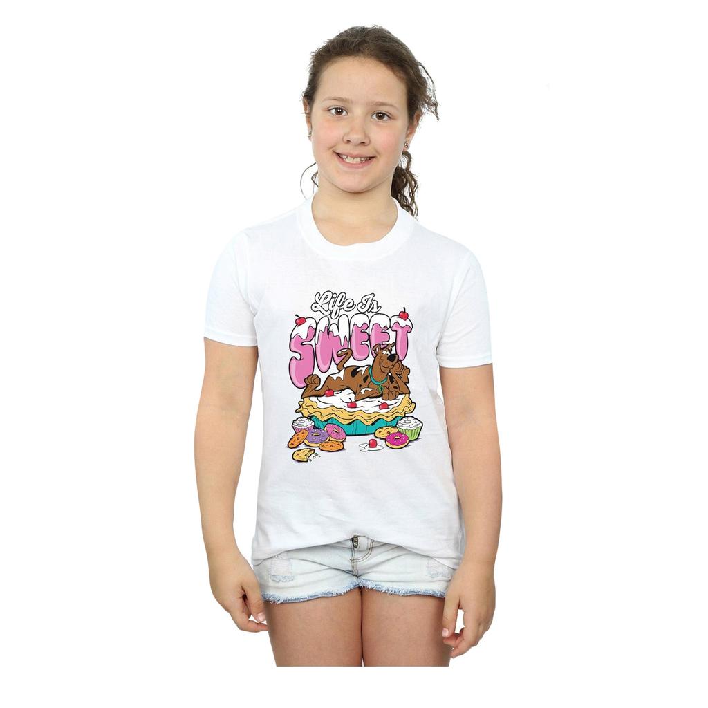Scooby Doo Хлопковая футболка для девочек «Life Is Sweet»