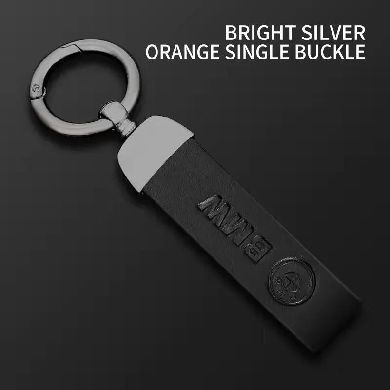 Creative Vintage Car Key Chain Leather Key Ring For BMW M F10 F30 E46 E90 E60 G30 F20 X5 E70 E39 E36 E87 X7 E92 E91 E28 X3 X1 X2 cwbn50 ulcz3
