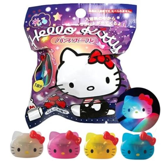 Светящийся бомбочка для ванны с Хелло Китти от Sanrio. Детский персонаж-добавка подходит для мальчиков и девочек, включает игрушку.