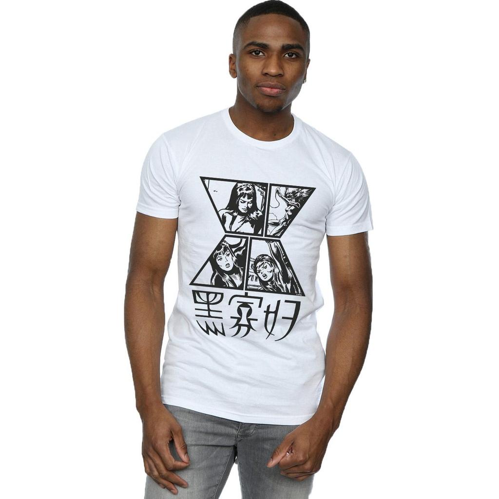 Marvel Mens Black Widow Symbol T-Shirt