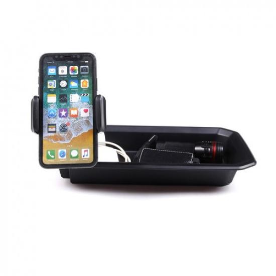 Dashboard Storage Box Phone Holder Accessories Tray For Toyota Tundra -24
