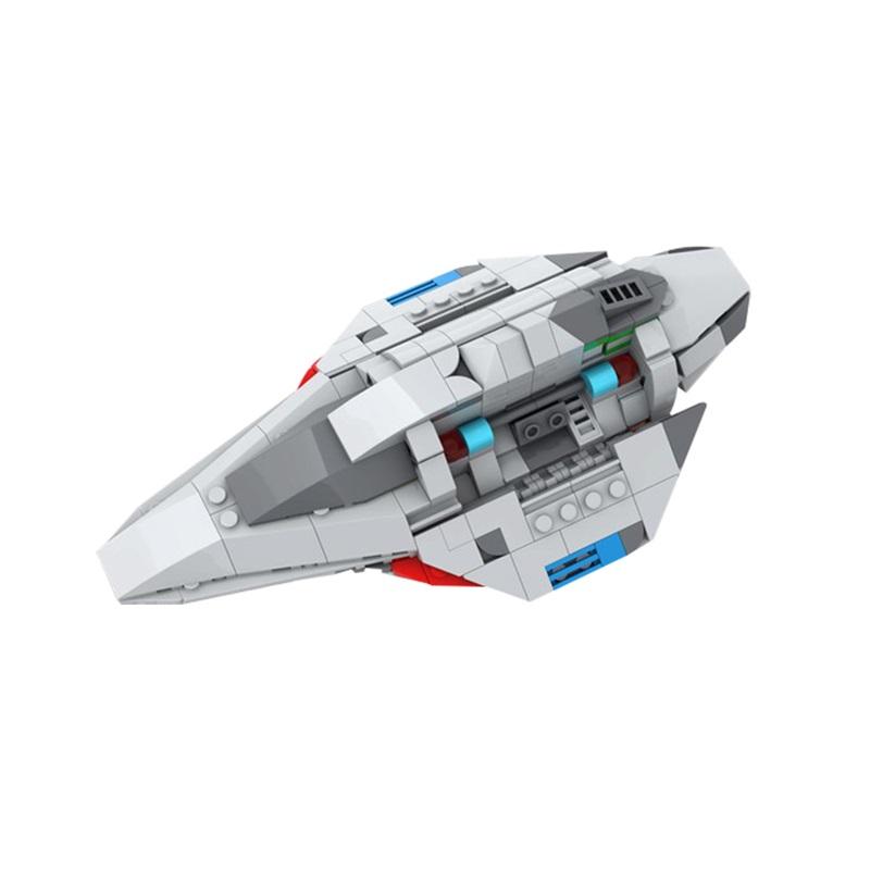 MOC Star Trek Voyager Delta spacecraft high brick parts assembly building block toy