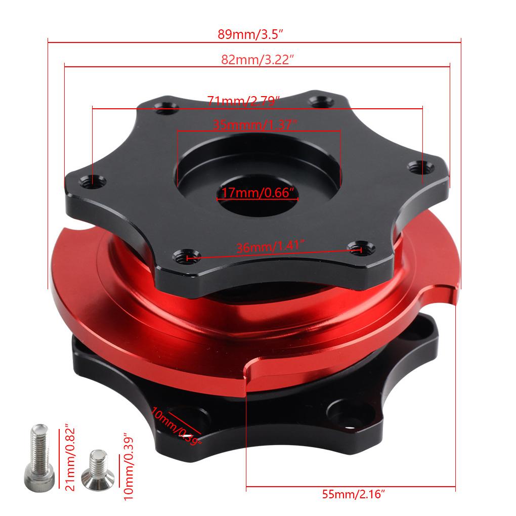 D-образный универсальный фиксатор рулевого колеса подходит для всех ступиц с расстоянием между болтами 70 мм или 74 мм, легкий доступ