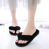 Slides Women 2024 Winter Female Flip Flop Fashion Plus Size Soft Furry Slippers Women Non Slip Indoor Floor Slides Zapatos Mujer