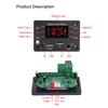DC 5V-12V Bluetooth 5.0 MP3 WMA WAV APE Плата декодера Автомобильные аудиомодули громкой связи Микрофон USB TF FM Радио MP3 Музыкальный плеер Динамик