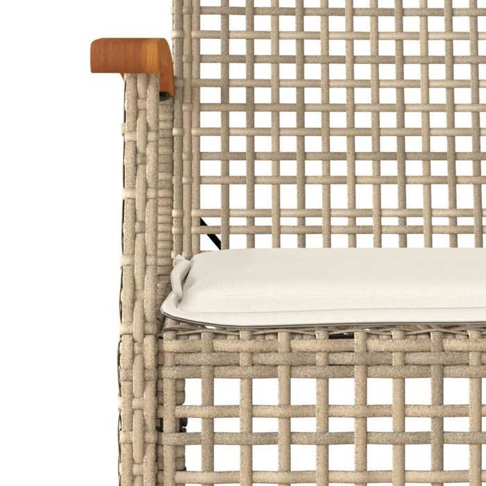 VidaXL Ensemble à Manger de Jardin avec Coussins 3 pcs, Table et Chaise de Terrasse, Meubles de Patio, Mobilier d'Extérieur, 3213584
