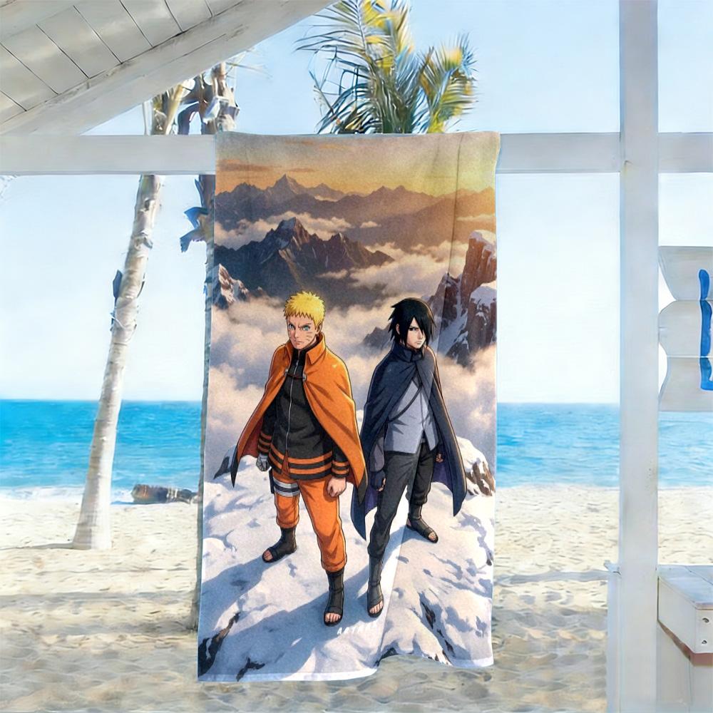 Naruto Beach Towel Quick-Dry Soft Microfiber Comfortable Lightweight Portable for Swimming,Beach,Camping, Travel, Beach Accessories,Gym