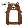 Durable Solid Wood Frame Cute Cat Frame Pet Picture Shaped Wooden Photo Tabletop Display Desktop Animal Decor Stand Cartoon Desk Decor