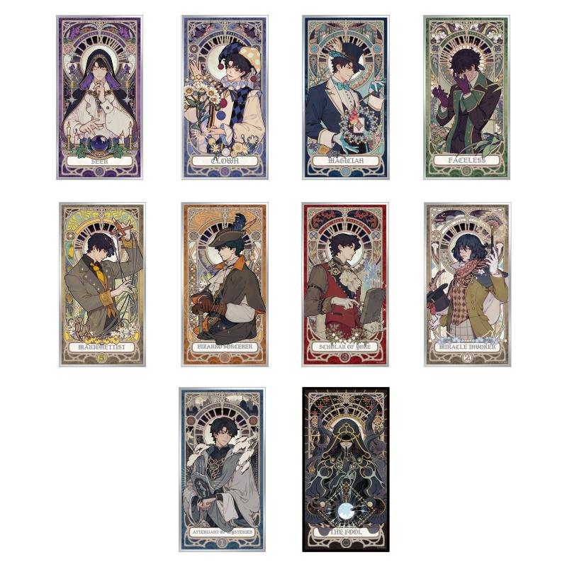 Official Genuine Lord of The Mysteries Anime Acrylic Card Character Peripheral Festival Collection Toy Flash Card Gift