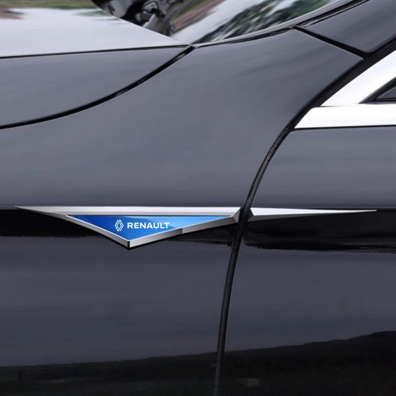 For Renault 2026 New Hub Caps Alloy Car Stickers Car Accsesories Accessory for Renault RS Megane Clio 4 Captur Talisman Laguna 3