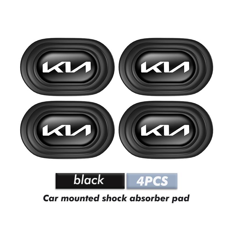 MNHD4 For KIA Silicone Car Door Anti-Collision Gasket Shock Absorber Sticker K5 K2 Optima Soul Spectra Niro Cadenza Sephia Carens