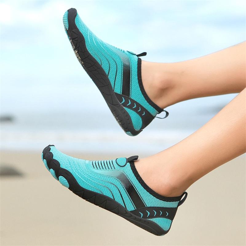 Quick Dry Men Barefoot Water Shoes Breathable Women Swimming Aqua Shoes Elastic Soft Sole Beach Water Shoes for Surfing Boating
