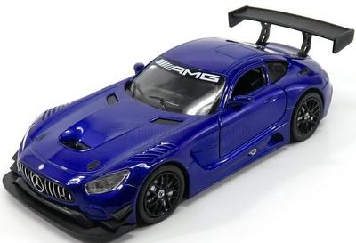 MOTORMAX Mercedes-Benz GT-S AMG GT3 2016 (Синий металлик) Литая модель автомобиля в масштабе 1/24