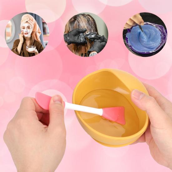 Кисть для маски для лица Двусторонняя лопатка для маски Мягкий аппликатор для глиняной маски