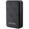 Guess Powerbank 18W Gupb10Dp4Gegk10000Mah Black/Czarny 4G Leather Metal Logo