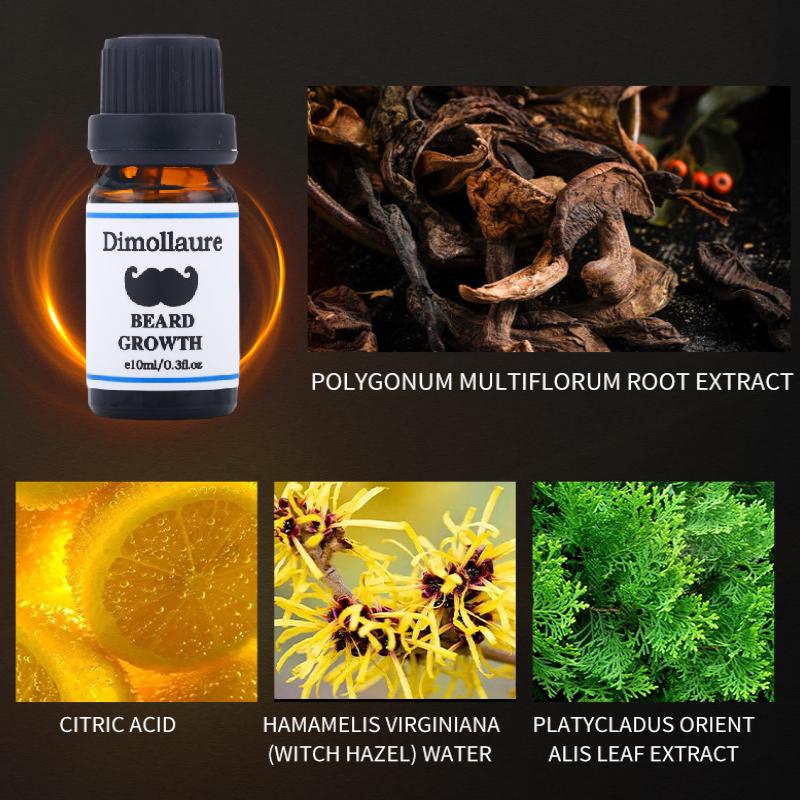 Масло для роста бороды Эссенция для усов Уход за усами Стайлинг Жидкость для волос Пилинг Имбирное масло