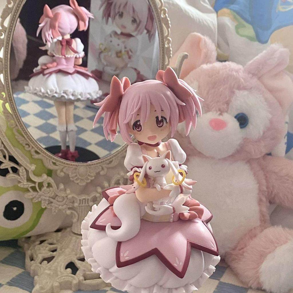 18 см Puella Magi Madoka Magica Аниме Фигурка Канаме Мадока Волшебница ПВХ Аниме Фигурки Действия Модель Аниме Мультяшная Модель Игрушка Подарок