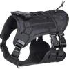 Tactical Dog Harness Military Pet German Shepherd Pet Training Vest Adjustable Dog Harness for Small Medium Large Dogs