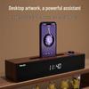 Деревянный настольный Bluetooth-динамик Philips SPA3809 с часами, штекер CN (адаптер в комплекте)