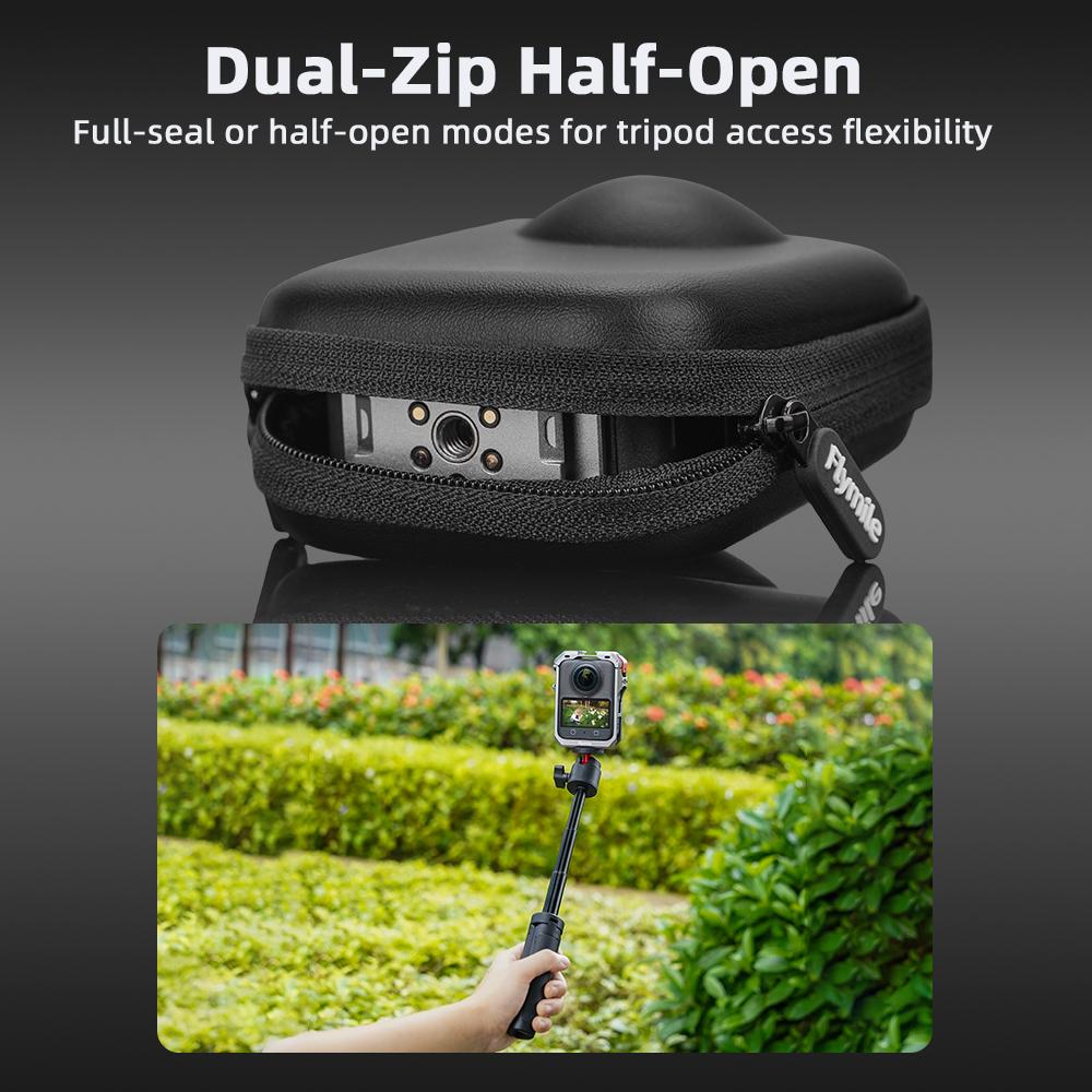 Flymile ПУ Сумка для хранения Сумка для переноски Чехол для DJI OSMO 360 Аксессуары Клетка Защитная рама Сумка Мини Портативный Дорожный кейс