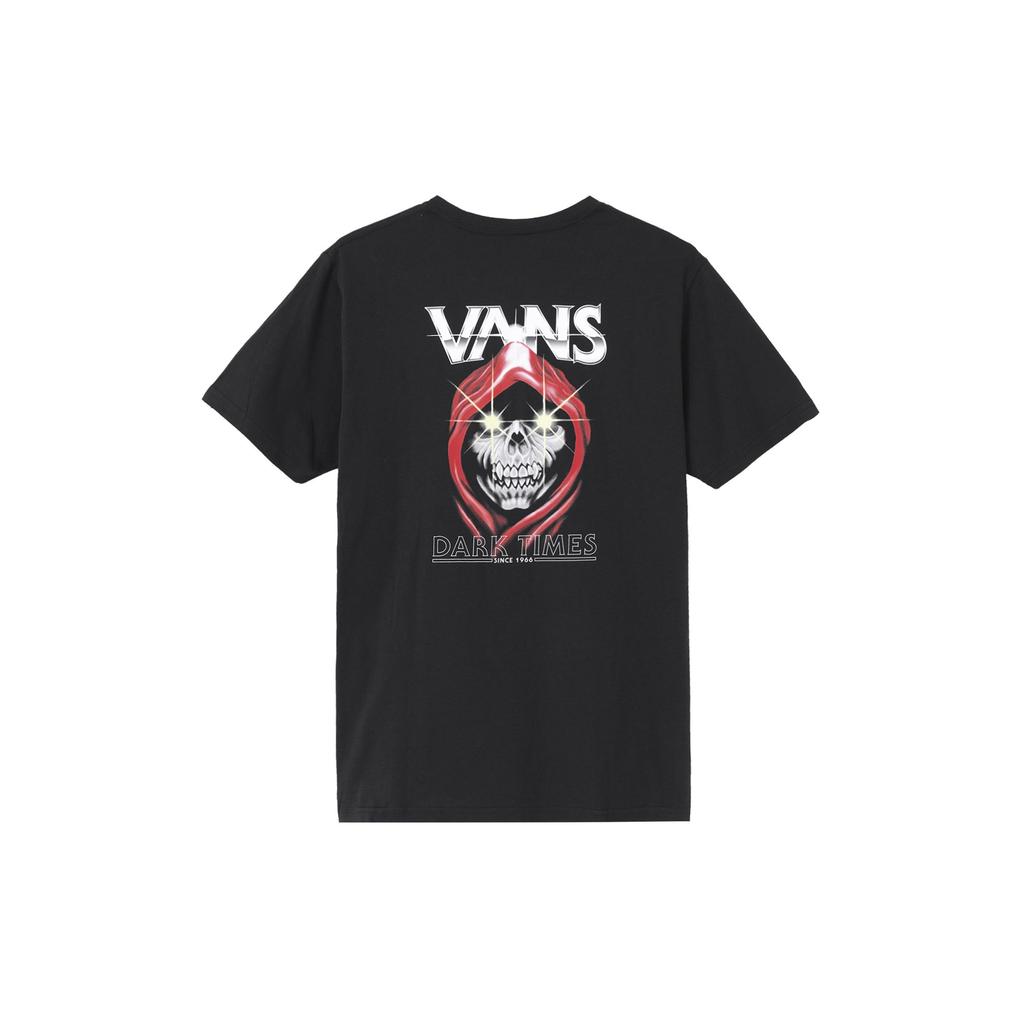 Vans Футболки Мужские Черные С Круглым Вырезом Умеренный Прямой Крой VN0A4MLVBLK