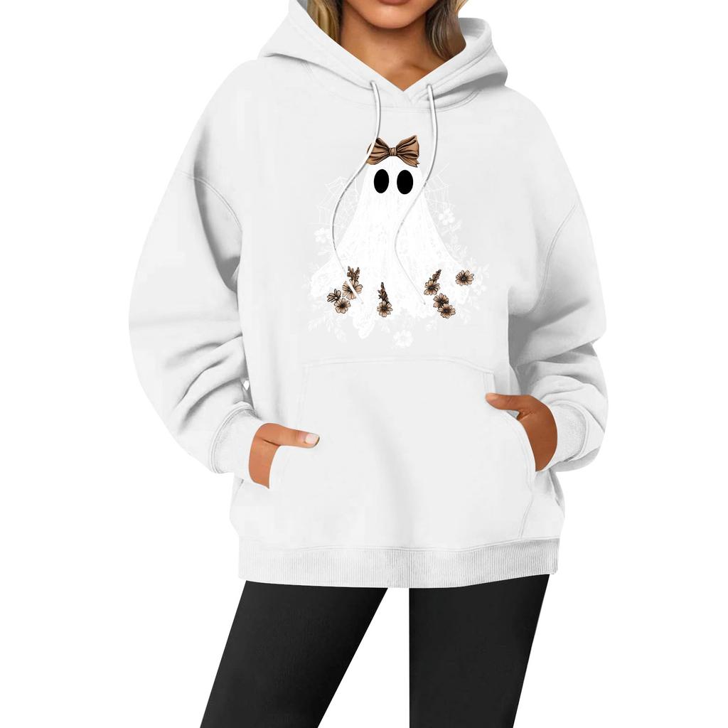 Женская повседневная модная однотонная толстовка с капюшоном и принтом регби с длинными рукавами