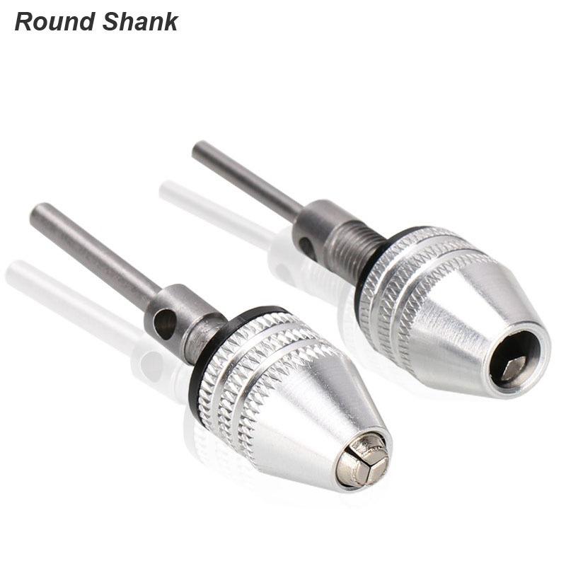 Mini Keyless Chuck Electric Drill Bits Collet Converter Extension Screwdriver Drill Adapter Fixture Tool 1/4" Hex Shank Change