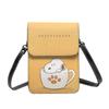 Чехол для смартфона Snoopy Наплечная сумка из натуральной кожи Тонкий мини-чехол Популярный кошелек Сумка кроссбоди [JMI] Женский Мужской
