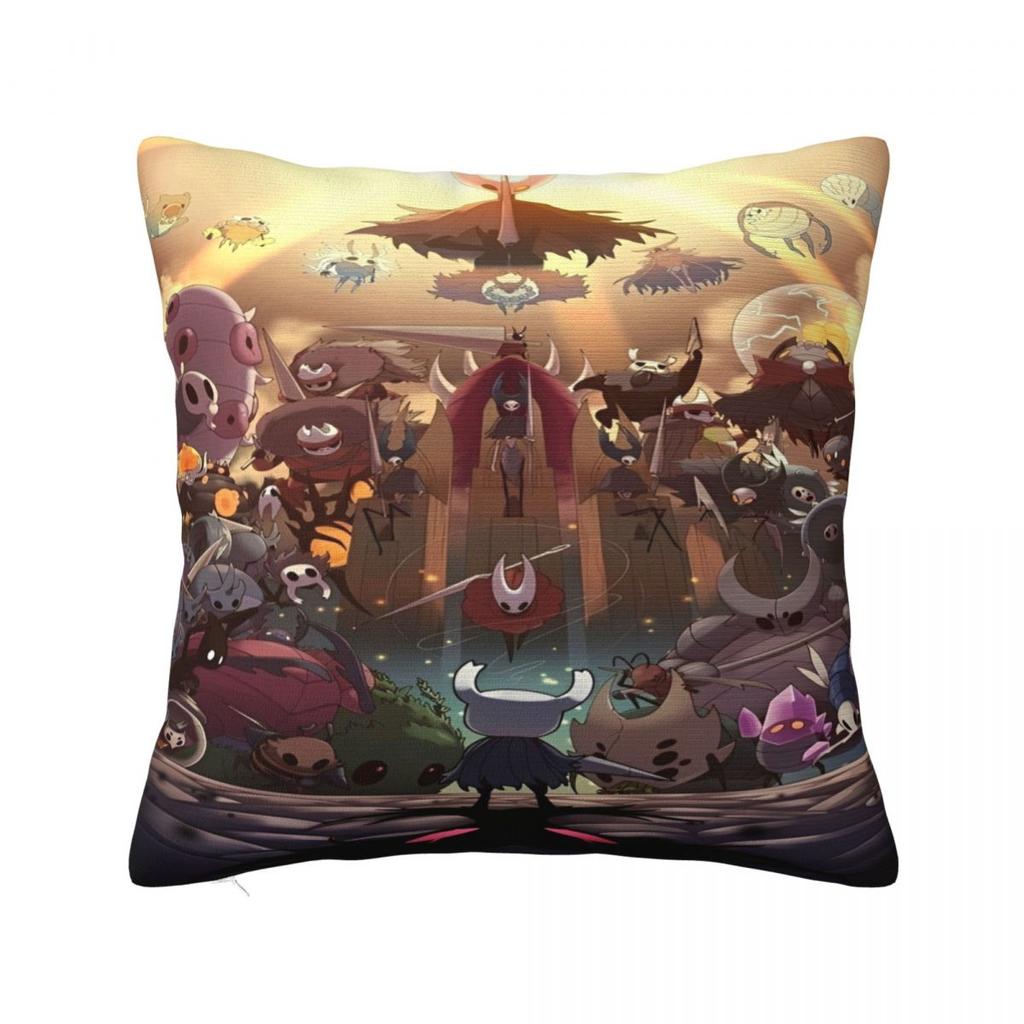 Hollow Knight Смешные Игры Наволочки Мерч Печатная Наволочка Подушки Домашний Декор Молния Разный Размер
