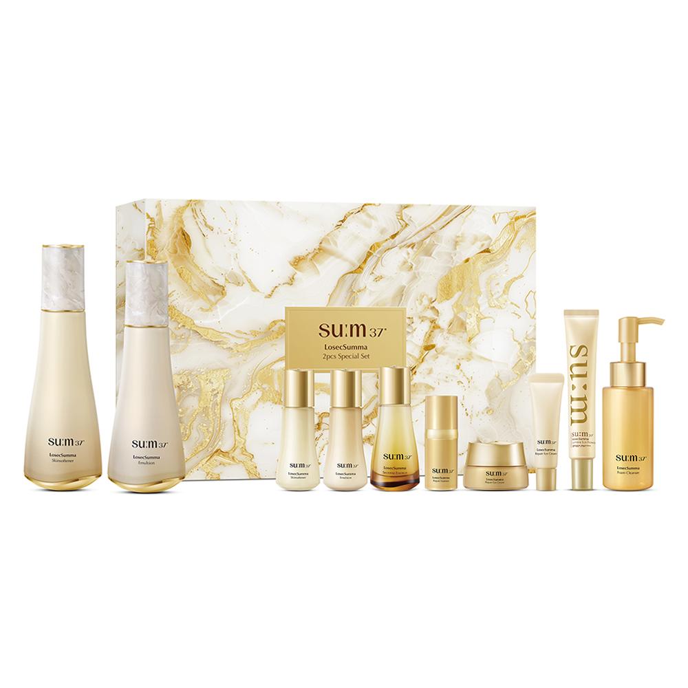 SUM37 Rosique Summa 2-piece Set Skin Softener 150mL + Emulsion 130mL