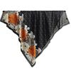 Design Sense Fashionable Fading Repeated D Letter Flower Print Scarf Women's Personality High Sense Light Luxury Temperament Shawl