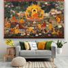 VIKAMA Buddhas Preaching Thangka Tapestry Lotus Garden Scene Wall Hanging For Prayer Room Tea Room Living Room Decor Cultural