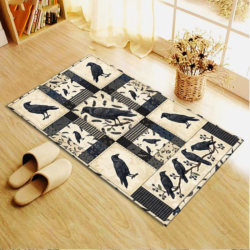 2025 New Crow Decoration Carpet Rug for Living Room Bedroom Home Sofa Decoration,Kids play Non-slip Floor Mat51