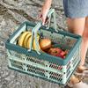 with Handle Outdoor Picnic Basket Plastic Camping Storage Basket  For Kitchen and Camping