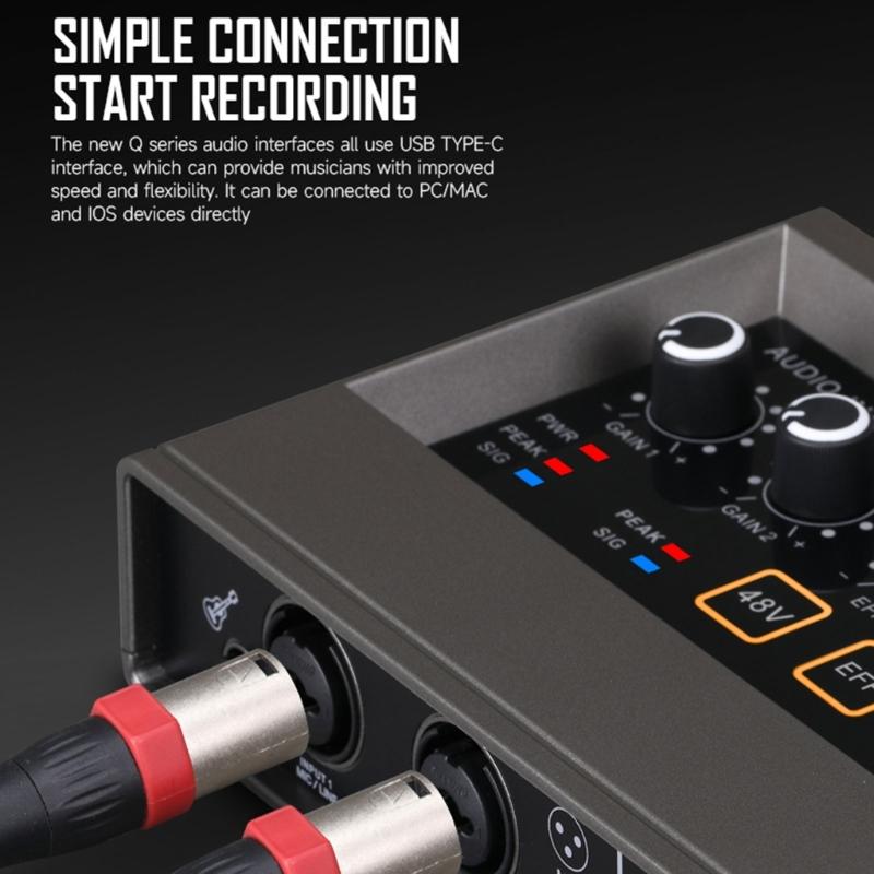 Простой в использовании интерфейс звукозаписи для различных уровней подготовки в домашних или студийных условиях