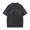 Enjoy the butterflies  Text Art Mens Summer Tshirt Cotton Vintage Washed TShirts