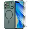 Protective Case - BOOLING - for iPhone 17 Pro Max - Midnight Green - Shockproof - With Magnetic Ring